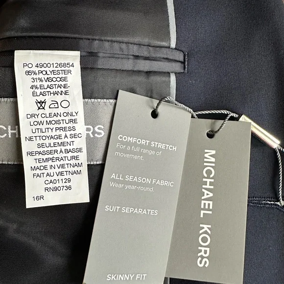 Michael Kors Boys Dark Navy Suit 16